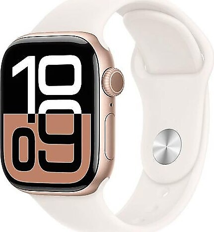 Apple Watch Series 10 GPS + Cellular 42mm Simsiyah Alüminyum Kasa ve Siyah Spor Kordon Akıllı Saat