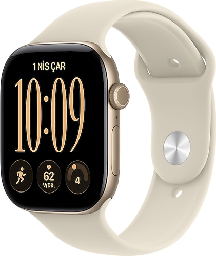 Apple Watch Series 12 GPS 46mm Alüminyum Kasa ve Spor Kordon Akıllı Saat